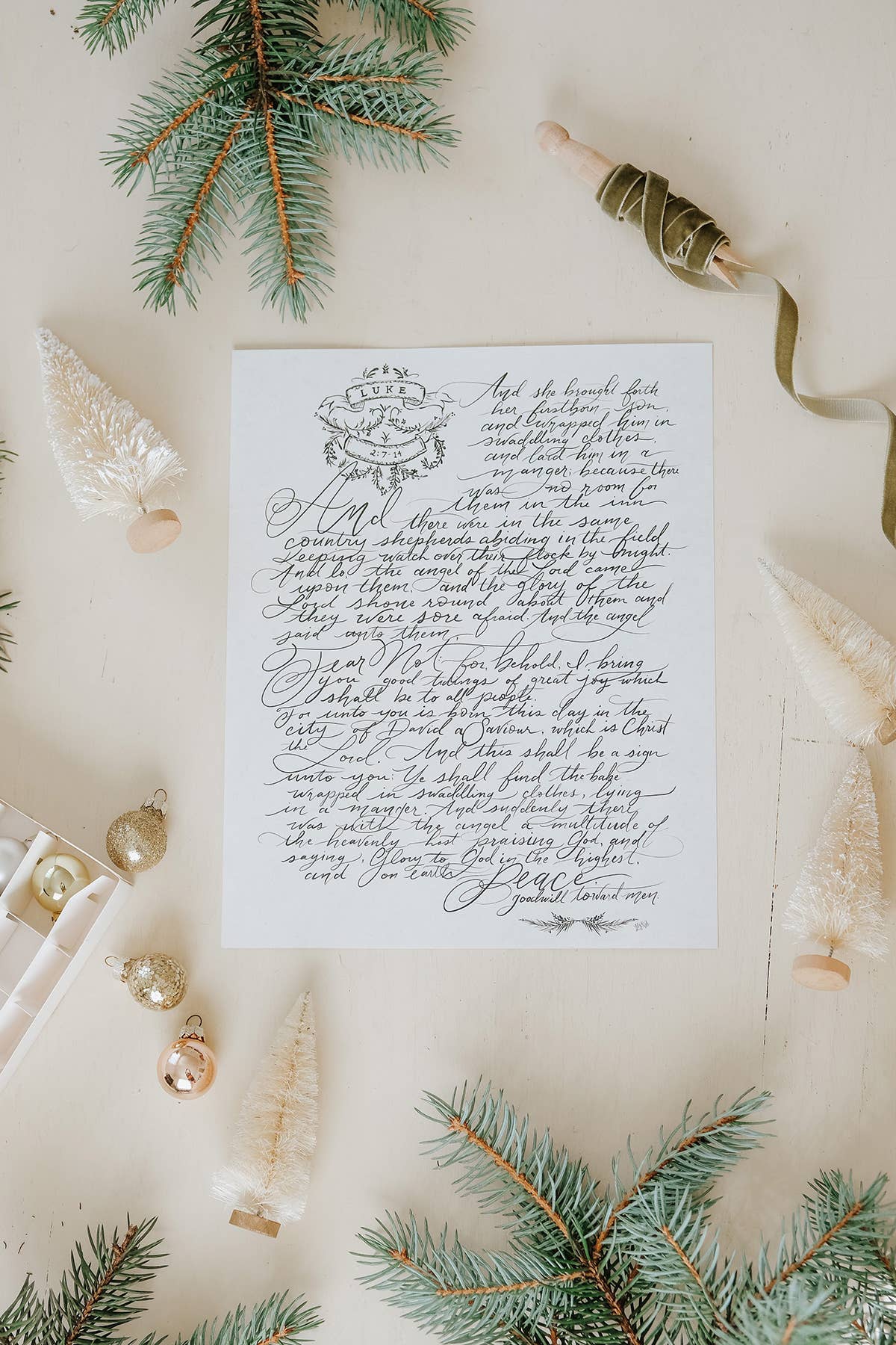 The Story of Christmas Print