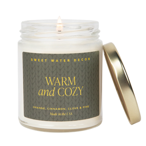 Warm and Cozy Soy Candle