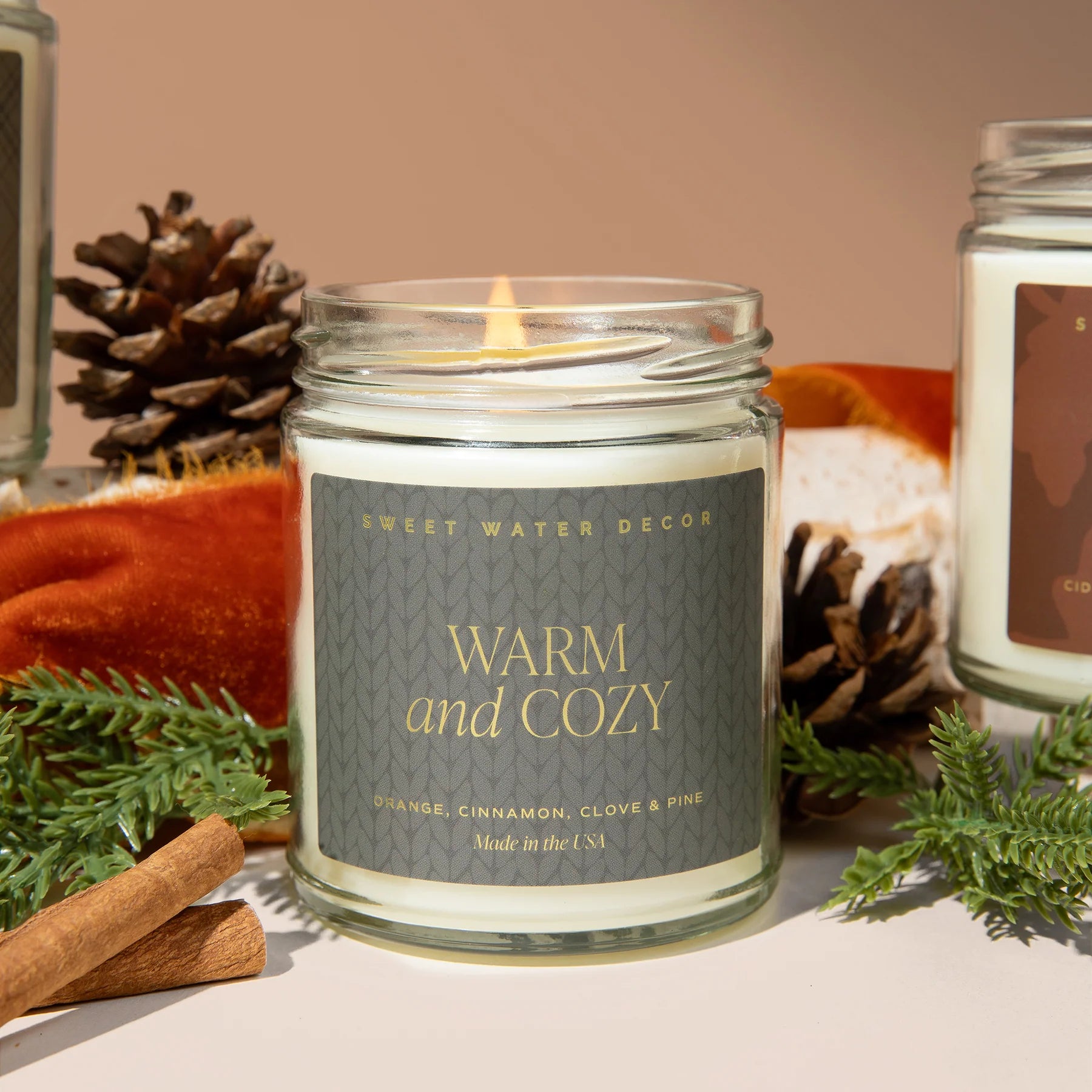 Warm and Cozy Soy Candle