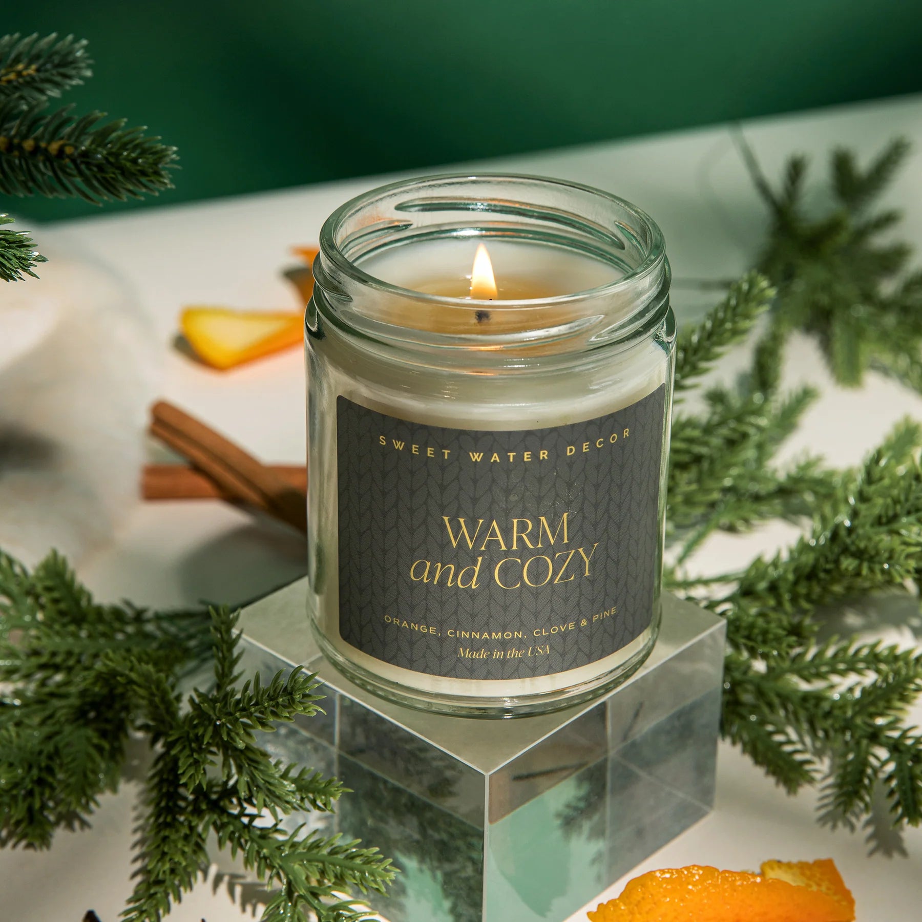 Warm and Cozy Soy Candle