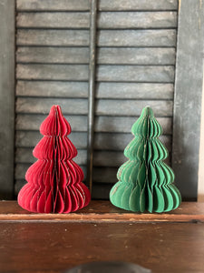 Paper Fold Christmas Trees