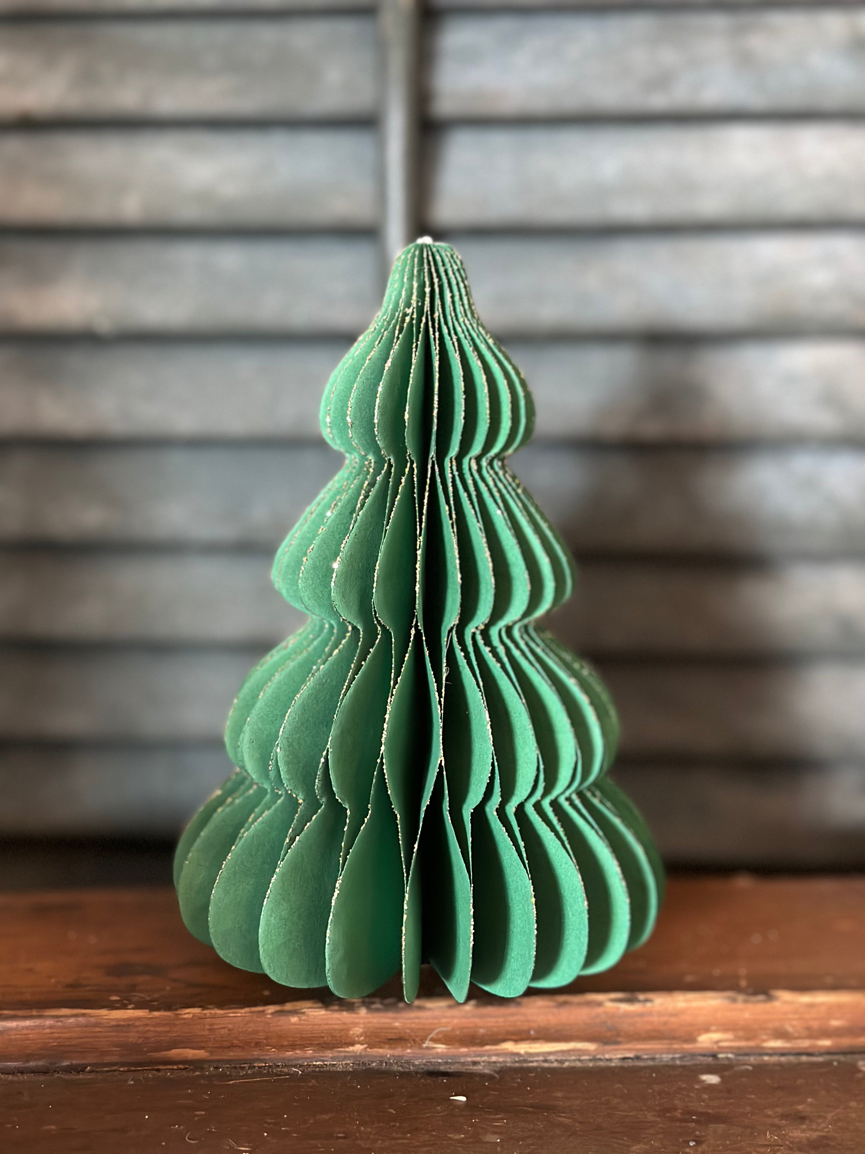 Paper Fold Christmas Trees