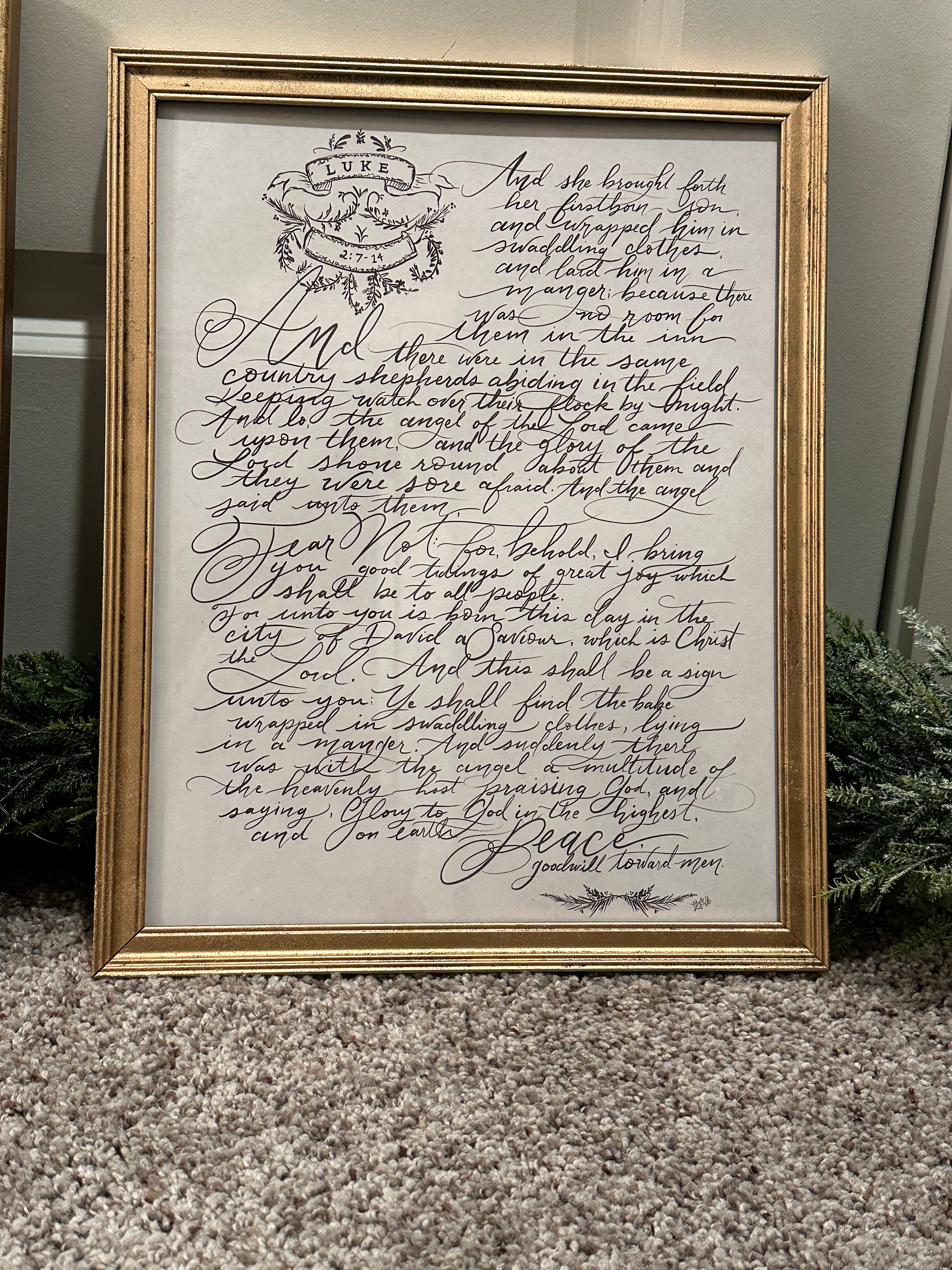 The Story of Christmas Print