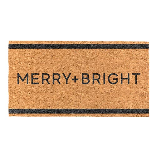 Merry & Bright Door Mat