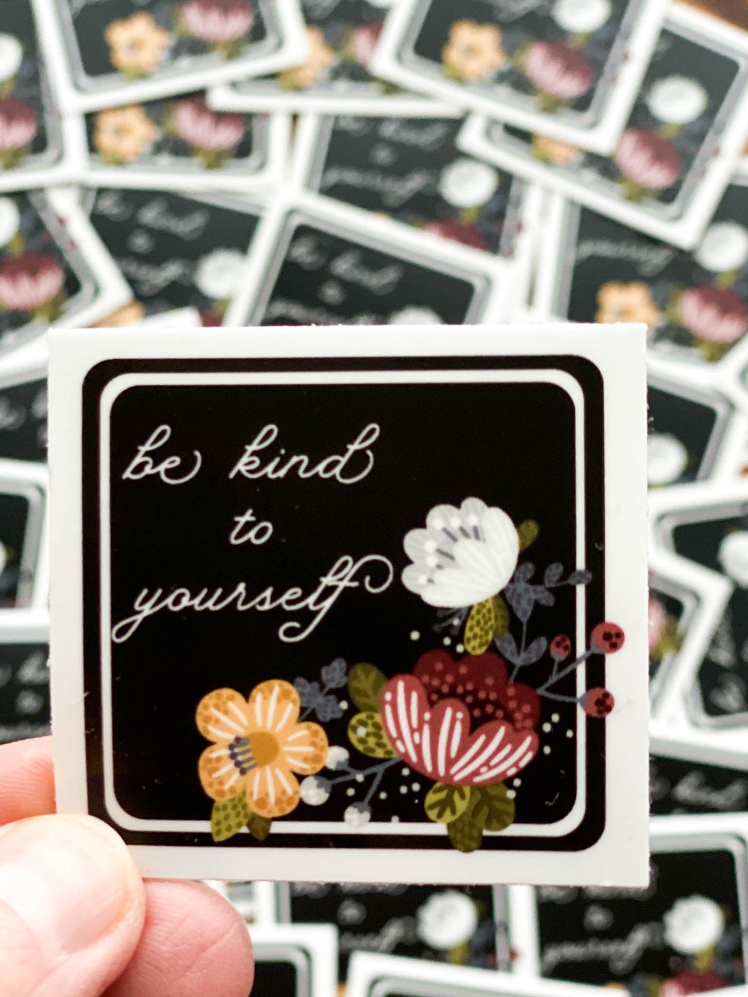 Be Kind to Yourself Is Vinyl Sticker