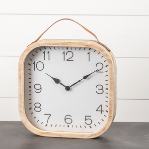 Square Hanging Clock