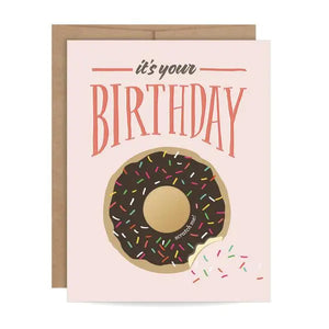 Birthday Donut Scratch Off Card