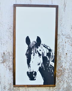 Horse Painting Sign