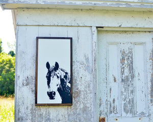 Horse Painting Sign