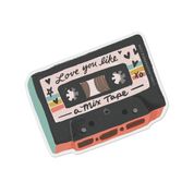 Mix Tape Vinyl Sticker