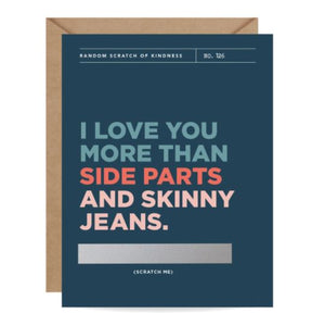 Skinny Jeans Scratch-off Card