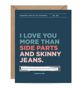 Skinny Jeans Scratch-off Card