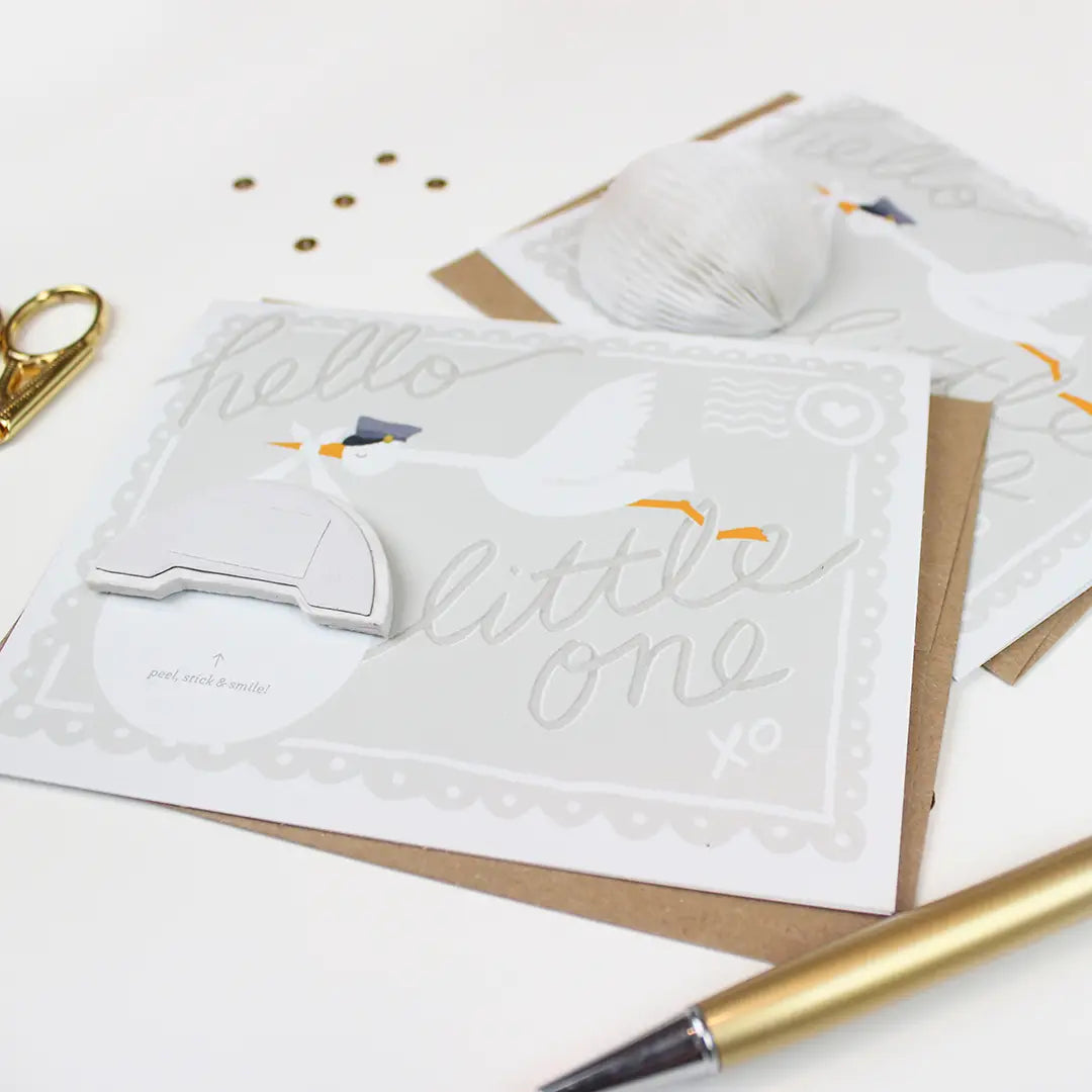 Stork Pop-up Card